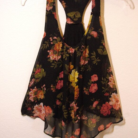 Ambience sheer lined floral sleevless top - Picture 6 of 8